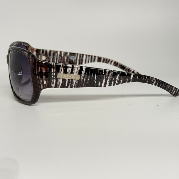 Nine West Womens Sunglasses Purple Gradient Lens Animal Print Frames S0419RNJ001 main image 8
